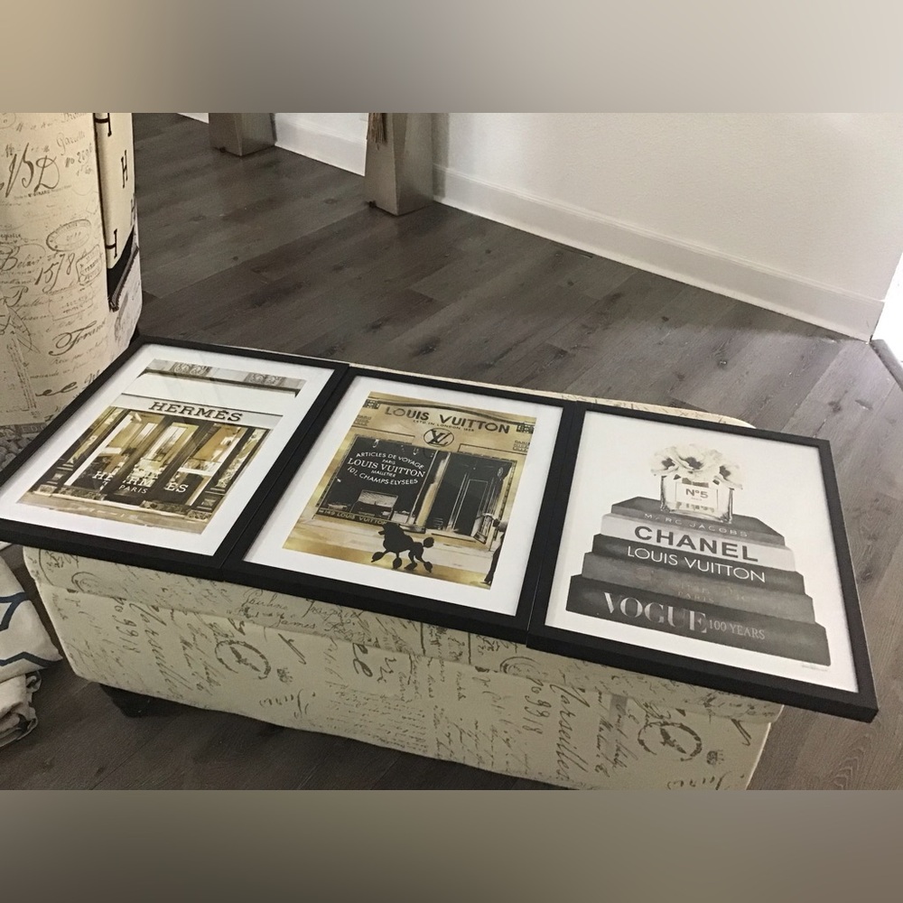Luxury Brand Framed Art Set